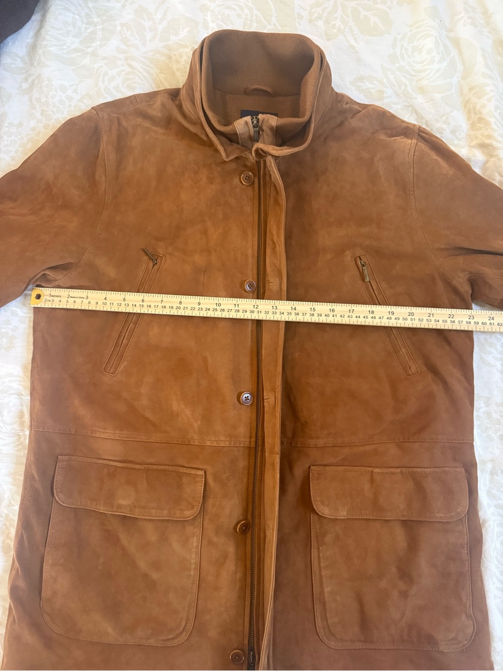 Brooks Brothers Suede Coat men’s M - Picture 3 of 10